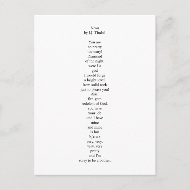 Cartão postal Nova (Frente)