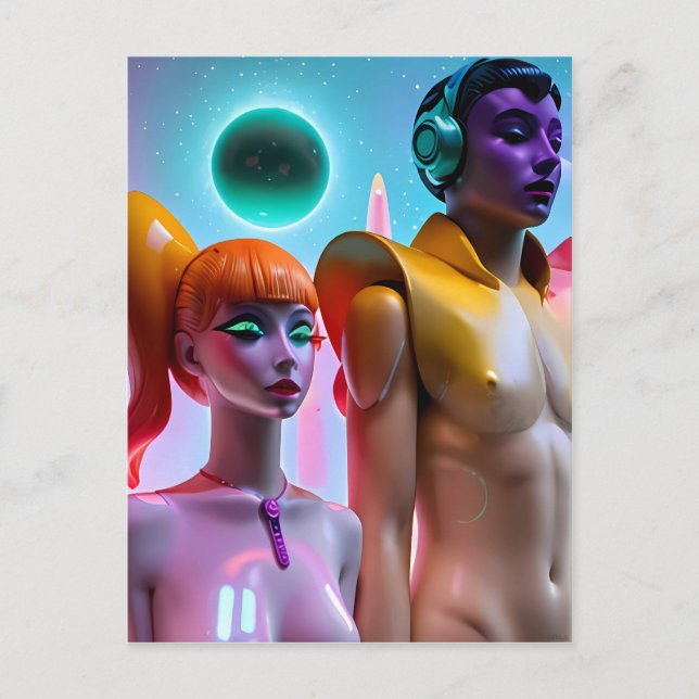 Cartão Postal Nova Carne Sintética (Frente)