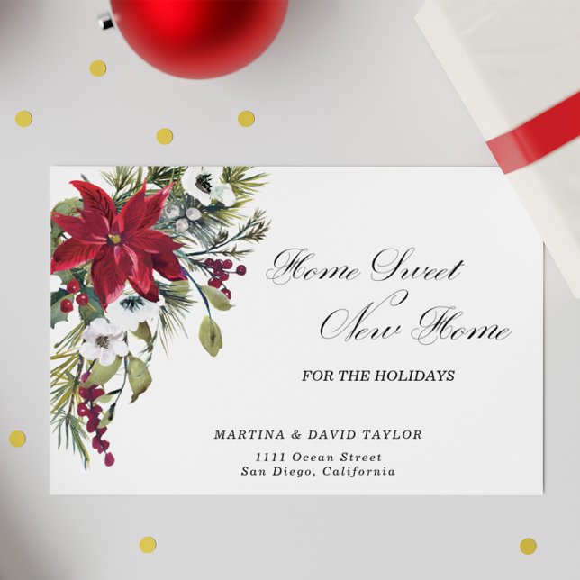 Cartão Postal Nova casa para o anúncio de Natal das Férias (Criador carregado)