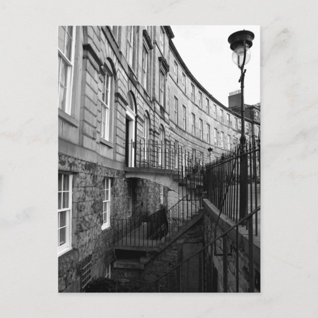 Cartão Postal Nova cidade de Edimburgo (Frente)