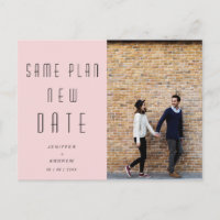 Nova data de casamento da Foto Moderna Minimalista