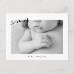 Cartão Postal Nova Fonte de Bebê-Cute Obrigado Cartão-Postal d