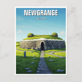 Cartão Postal Nova Grange Irlanda Viagem