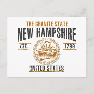 Cartão Postal Nova Hampshire