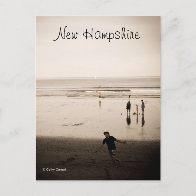 Cartão Postal Nova Hampshire (Frente)