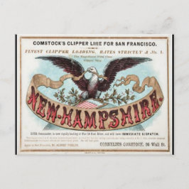 Cartão Postal Nova Hampshire Clipper Sailing