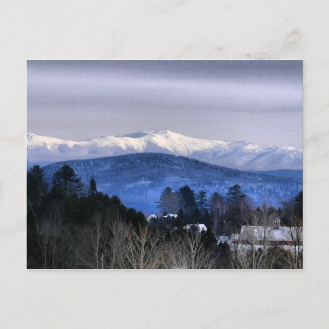 Cartão Postal Nova Hampshires White Mountain-Postcard (Frente)