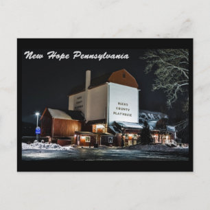 Cartão Postal Nova Hope Pa.