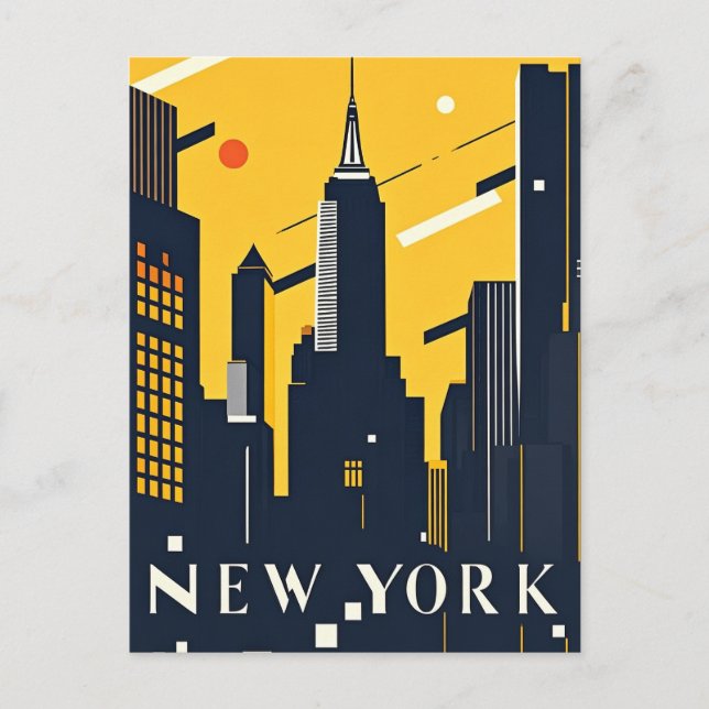 Cartão Postal Nova Iorque (Frente)