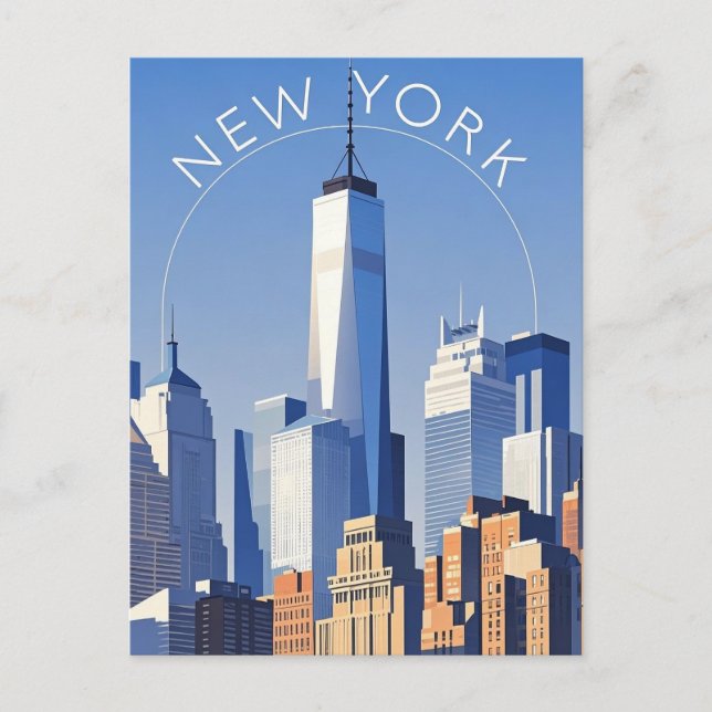 Cartão postal Nova Iorque (Frente)