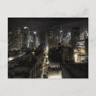 Cartão Postal Nova Iorque à noite