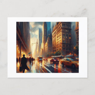 Cartão Postal Nova Iorque à Noite,