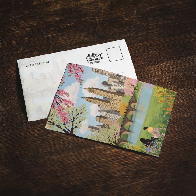 Cartão postal Nova Iorque do Central Park (Criador carregado)