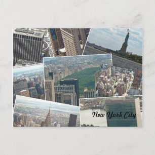 Cartão Postal Nova Iorque Manhattan Multiview
