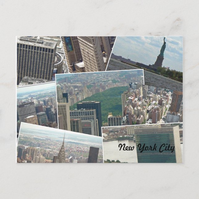 Cartão Postal Nova Iorque Manhattan Multiview (Frente)