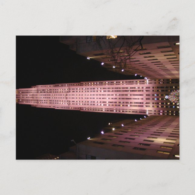 Cartão Postal Nova Iorque Natal  (Frente)