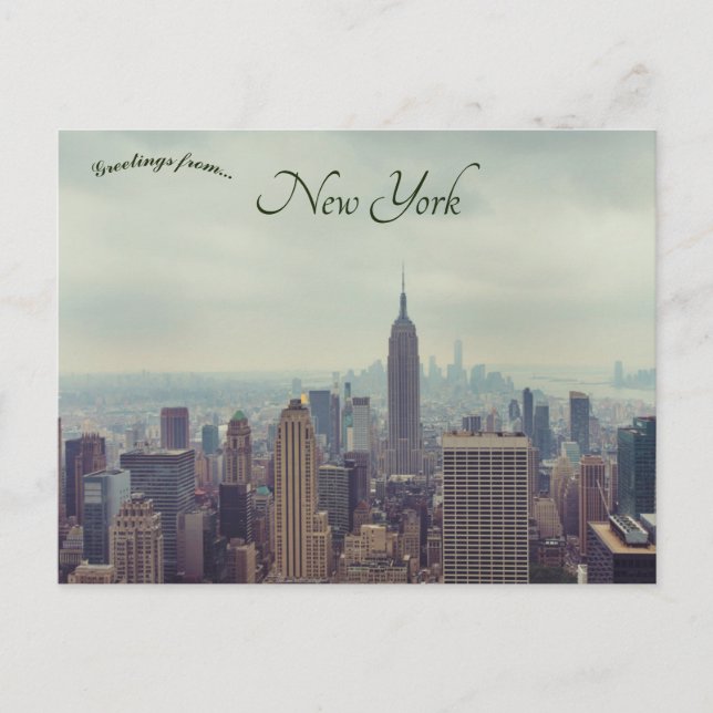 Cartão Postal Nova Iorque New York USA (Frente)