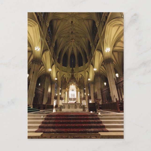 Cartão Postal Nova Iorque, Nova Iorque, EUA. Saint Patricks 3 (Frente)