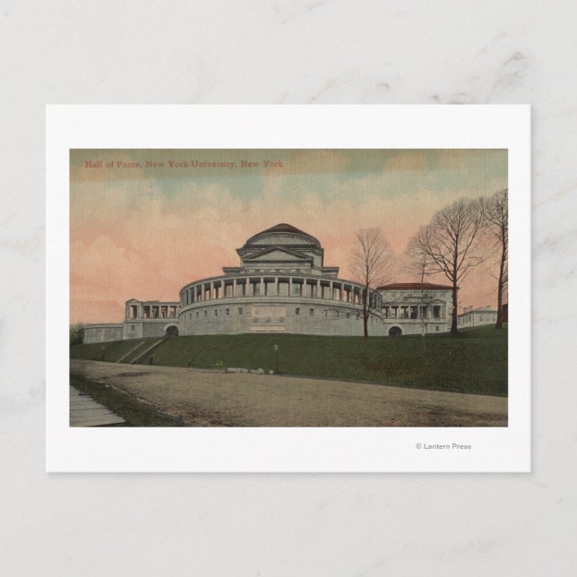 Cartão Postal Nova Iorque, Nova Iorque - Hall da Fama, Universid (Frente)