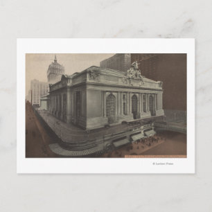 Cartão Postal Nova Iorque, Nova Iorque - Visão da Grande Estação