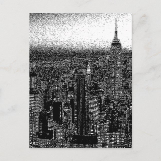Cartão Postal Nova Iorque Pop (Frente)