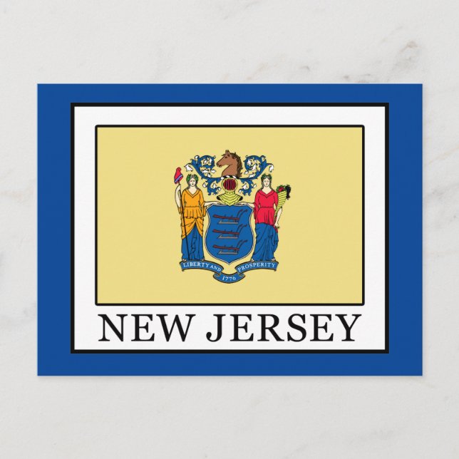 Cartão Postal Nova Jersey (Frente)