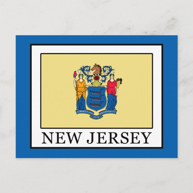 Cartão Postal Nova Jersey (Frente)