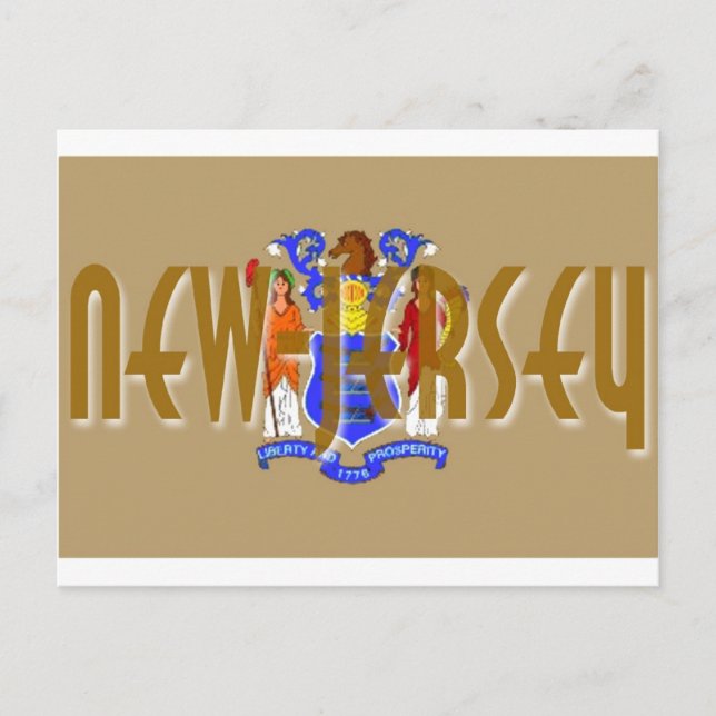 Cartão Postal Nova Jersey (Frente)