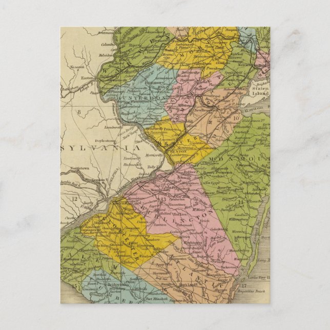 Cartão Postal Nova Jersey 5 (Frente)