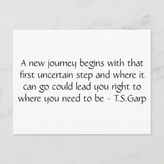 Cartão Postal Nova jornada