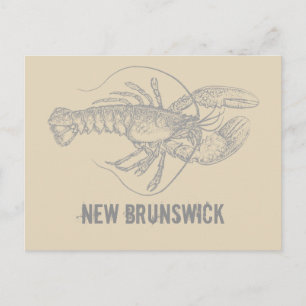 Cartão Postal Nova lagosta de Brunswick
