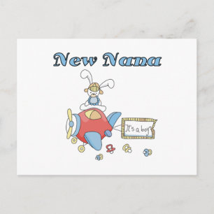 Cartão Postal Nova Nana de Camisetas e presentes de aviões-Menin