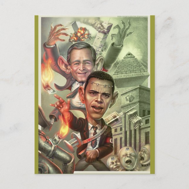 Cartão Postal Nova Ordem Mundial (Frente)