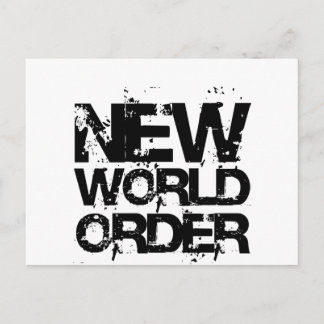 Cartão Postal Nova Ordem Mundial