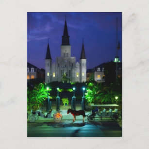 Cartão Postal Nova Orleans à Noite