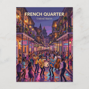 Cartão Postal Nova Orleans French Quarter Louisiana