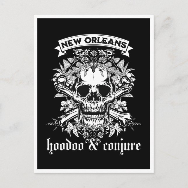 Cartão Postal Nova Orleans: Hoodoo & Conjure (Frente)