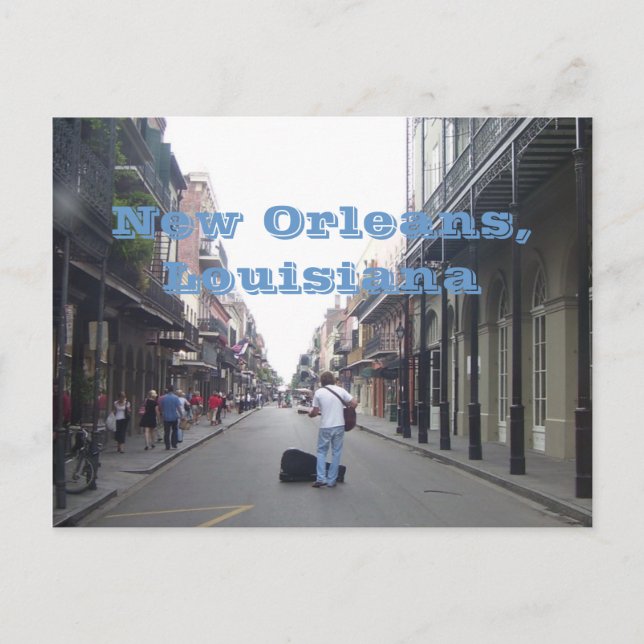 Cartão Postal Nova Orleans, Louisiana (Frente)