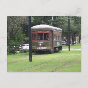 Cartão Postal Nova Orleans, Louisiana Streetcar