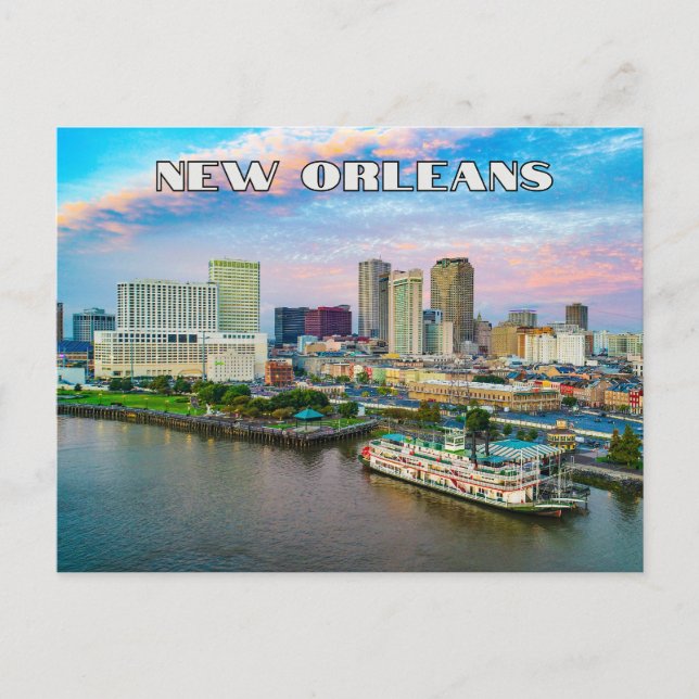 Cartão Postal Nova Orleans Postcard Viagem Souvenir (Frente)