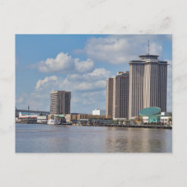Cartão Postal Nova Orleans Riverwalk Skyline