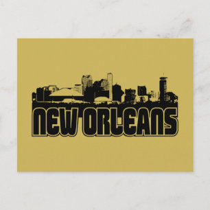 Cartão Postal Nova Orleans Skyline