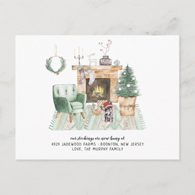 Cartão Postal Nova Página Para O Anúncio De Movimentação De Feri (Frente)