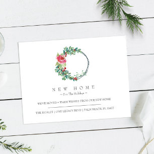 Cartão Postal Nova Página Para O Anúncio De Movimentação De Feri