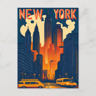 Cartão Postal Nova York à Noite, Viagem