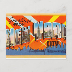 Cartão Postal Nova York Antiga