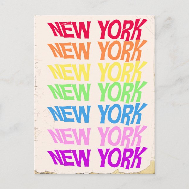 Cartão Postal Nova York Nova York (Frente)