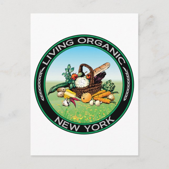 Cartão Postal Nova York orgânica (Frente)