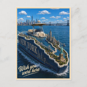 Cartão Postal Nova York   Wish You Were Here   Série State