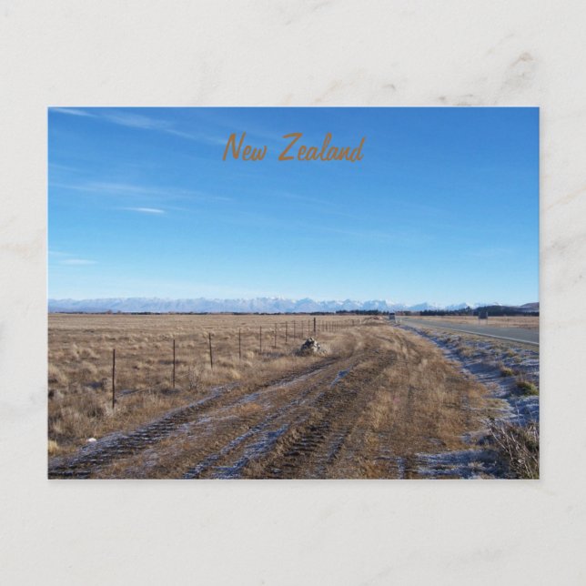 Cartão Postal Nova Zelândia (Frente)